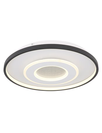 Brienna plafoniera metallo bianco satinato LED IP20