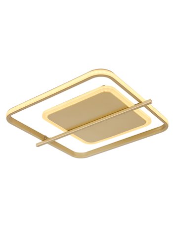 Reball plafoniera metallo color oro LED IP20