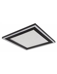 Davies plafoniera metallo nero satinato LED IP20 2
