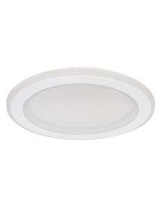 Tini plafoniera metallo bianco LED IP20 2