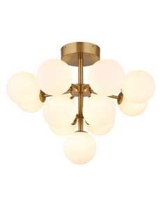 Grappy plafoniera metallo color oro satinato 13x G9 LED IP20