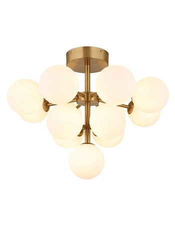 Grappy plafoniera metallo color oro satinato 13x G9 LED IP20