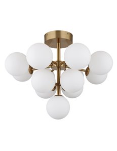 Grappy plafoniera metallo color oro satinato 13x G9 LED IP20 2