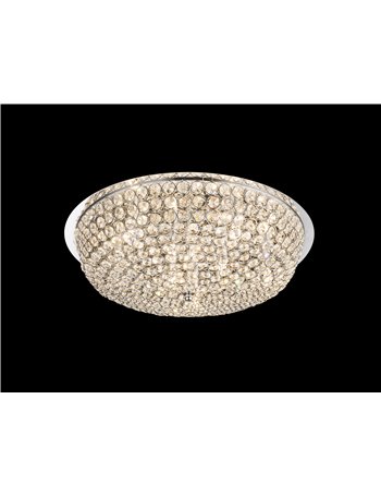 Emilia plafoniera metallo cromato 8x G9 LED IP20 Emilia plafoniera metallo cromato 8x G9 LED IP20