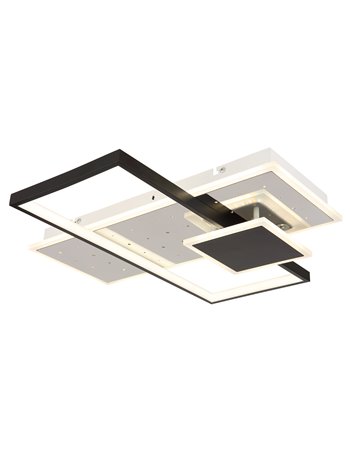 Dabby plafoniera metallo bianco satinato LED IP20