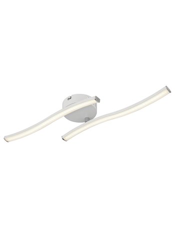 Eloise plafoniera plastica bianco LED IP20