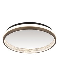Della plafoniera metallo nero satinato LED IP20