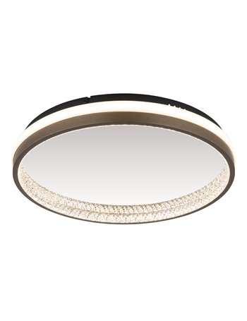 Della plafoniera metallo nero satinato LED IP20