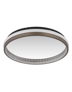 Della plafoniera metallo nero satinato LED IP20 2