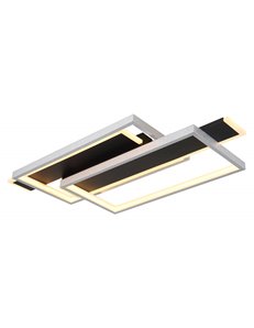 Finnley plafoniera metallo nero satinato LED IP20