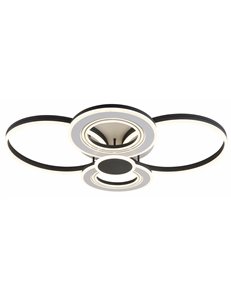 Blasius plafoniera metallo bianco satinato LED IP20