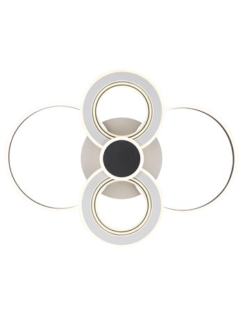 Blasius plafoniera metallo bianco satinato LED IP20 Blasius plafoniera metallo bianco satinato LED IP20