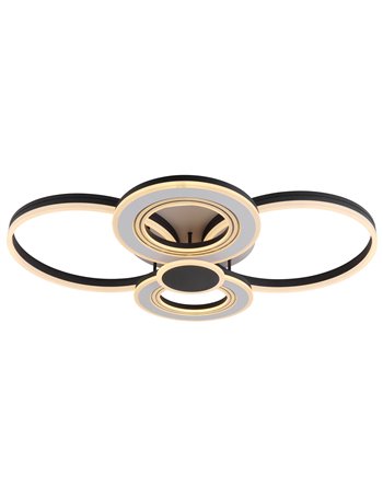 Blasius plafoniera metallo bianco satinato LED IP20 Blasius plafoniera metallo bianco satinato LED IP20