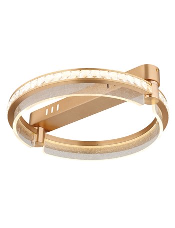 Blondie plafoniera metallo color oro LED IP20