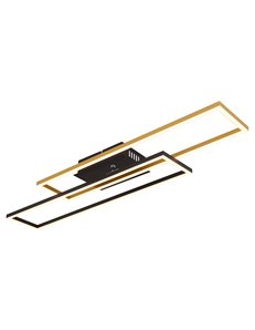 Dakari plafoniera metallo nero satinato LED IP20